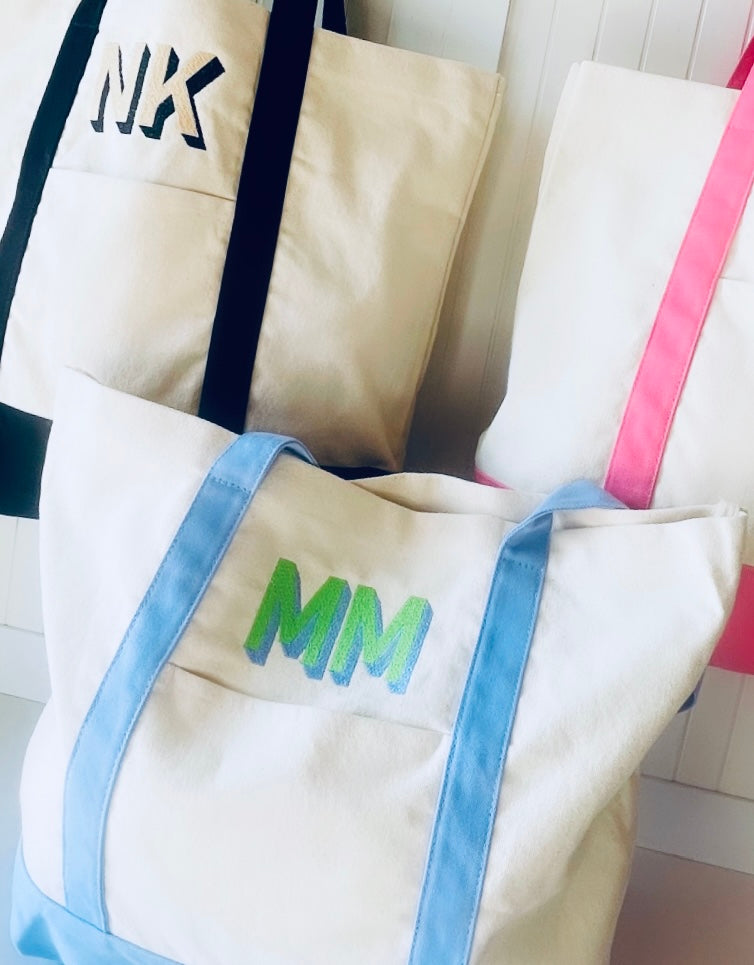 Shadow Block Boat Tote