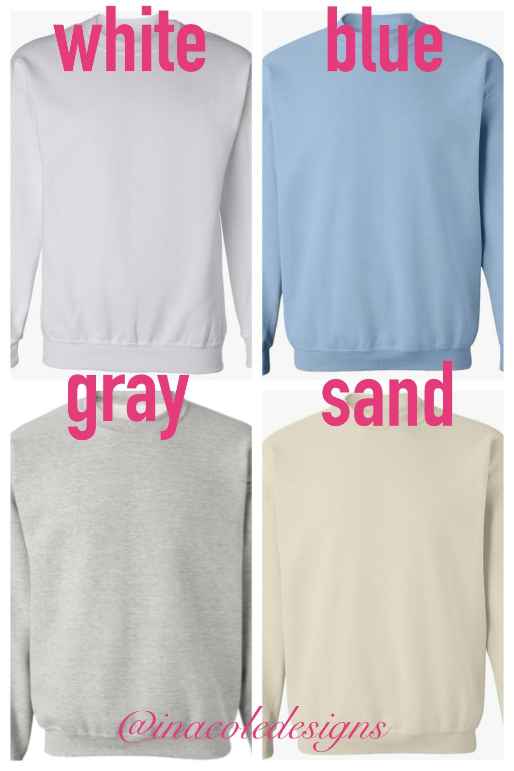 Adult Embroidered Bow Sweatshirt