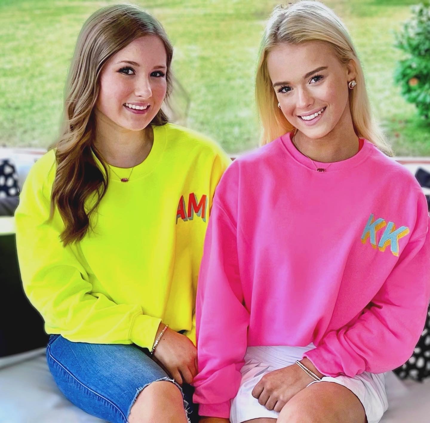 Shadow Block Monogram Sweatshirt